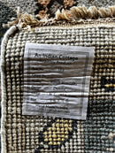 Nikki 7.6x9.6 Green and Blue Hand-Knotted Oushak Rug | Banana Manor Rug Company