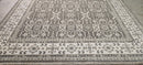Norma Kamali 9.9x14 Grey and Ivory Hand-Knotted Oushak Rug | Banana Manor Rug Company