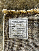 Olga Kurylenko 7.9x9.9 Light Brown and Grey Hand-Knotted Oushak Rug | Banana Manor Rug Company