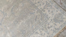 Olga Kurylenko 7.9x9.9 Light Brown and Grey Hand-Knotted Oushak Rug | Banana Manor Rug Company