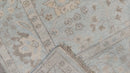 Olivette 9x12 Aqua Blue Hand-Knotted Oushak Rug | Banana Manor Rug Company
