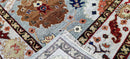 Olivia Newton-John Hand-Knotted Oushak Rug Green and Ivory 8X10 | Banana Manor Rug Company