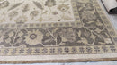 Ophelia 9x12 Gold and Brown Hand-Knotted Oushak Rug | Banana Manor Rug Company