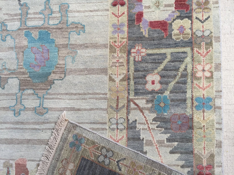Oushak Obsessed 1-Hand-Knotted Indo-Turkish Weave Oushak Rug Assorted Sizes | Banana Manor Rug Company