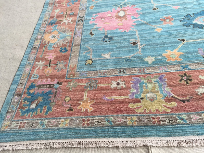 Oushak Obsessed 2-Hand-Knotted Indo-Turkish Weave Oushak Rug | Banana Manor Rug Company