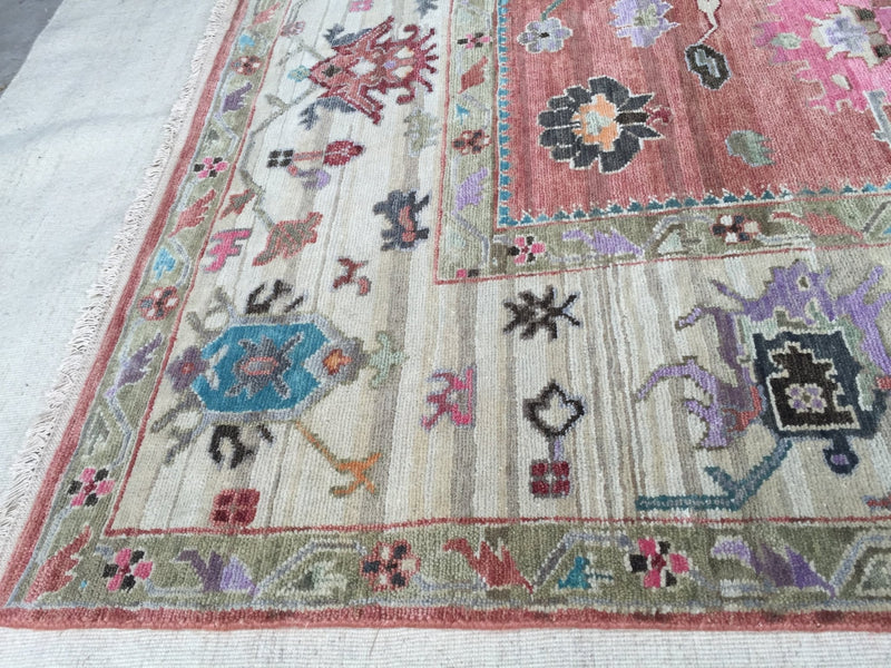 Oushak Obsessed 3-Hand-Knotted Indo-Turkish Weave Oushak Rug | Banana Manor Rug Company