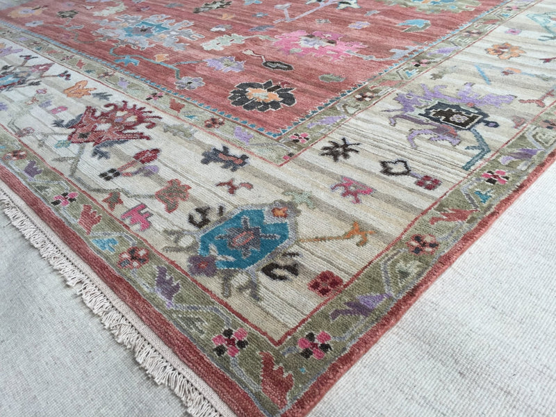 Oushak Obsessed 3-Hand-Knotted Indo-Turkish Weave Oushak Rug | Banana Manor Rug Company