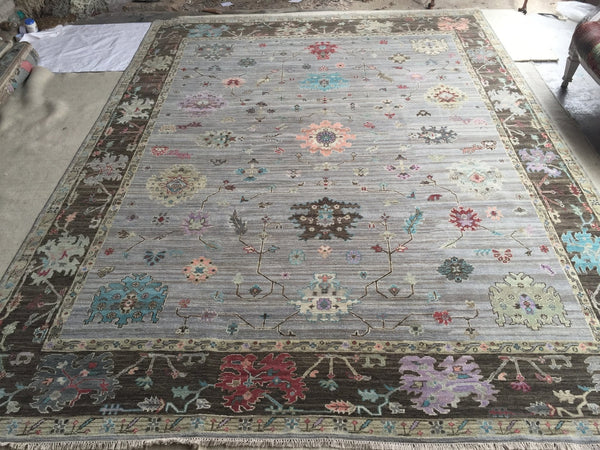 Oushak Obsessed 5-Hand-Knotted Indo-Turkish Weave Oushak Rug | Banana Manor Rug Company