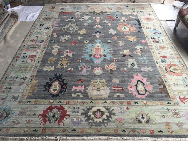 Oushak Obsessed 6-Hand-Knotted Indo-Turkish Weave Oushak Rug | Banana Manor Rug Company