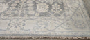 Paloma Contreras Grey and Ivory Hand-Knotted Oushak Rug 8x10 | Banana Manor Rug Company