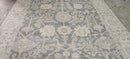 Paloma Contreras Grey and Ivory Hand-Knotted Oushak Rug 8x10 | Banana Manor Rug Company