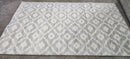 Pamela Fitch Silver and Grey Hand-Knotted Modern Rug 5x8 | Banana Manor Rug Company
