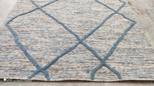 Paris Themmen 4.6x6.6 Handwoven Durrie | Banana Manor Rug Company