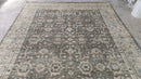 Parker 8x10 Greenish Grey Hand-Knotted Oushak Rug | Banana Manor Rug Company