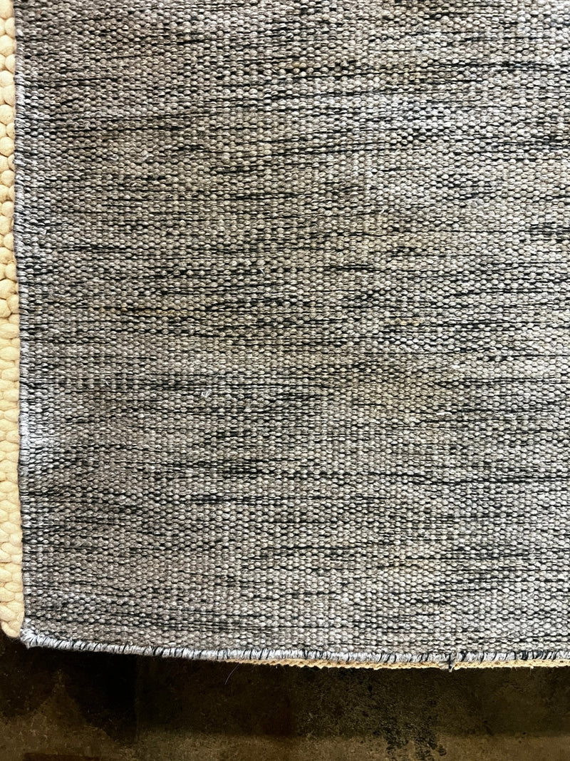 Pat Sajak 9x12 Grey Handwoven PET Yarn Rug | Banana Manor Rug Company