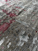 Penelope Cruz 8.3x10 Light Brown and Multi-Colored Hand-Knotted Tibettan Rug | Banana Manor Rug Company