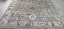 Peti Lau Grey and Tan Hand-Knotted Oushak Rug 8x10 | Banana Manor Rug Company