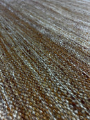 Picnic Paradise 8x10.3 Handwoven Orange PET Yarn Durrie Rug | Banana Manor Rug Factory Outlet