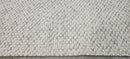 Pierre de Marivaux Handwoven Wool Durrie Natural Grey Loop 6.6x9.6 | Banana Manor Rug Company