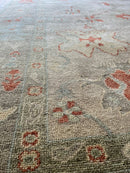 Piper 8.9x11.9 Hand-Knotted Grey Oushak Rug | Banana Manor Rug Company