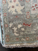 Piper 8.9x11.9 Hand-Knotted Grey Oushak Rug | Banana Manor Rug Company