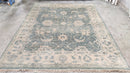 Presley 7.9x9.9 Hand-Knotted Light Blue Oushak Rug | Banana Manor Rug Company