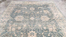 Presley 7.9x9.9 Hand-Knotted Light Blue Oushak Rug | Banana Manor Rug Company