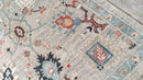 Quinn 9x12 Tan and Beige Hand-Knotted Oushak Rug | Banana Manor Rug Company