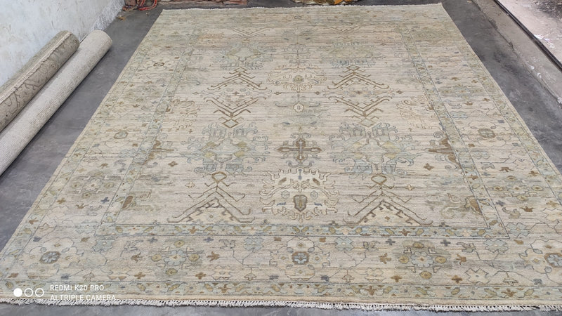 Rachelle Hand-Knotted 8.3x9.9 & 9.6x11.3 Oushak | Banana Manor Rug Company