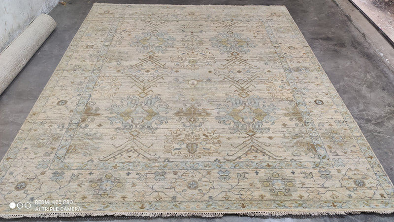 Rachelle Hand-Knotted 8.3x9.9 & 9.6x11.3 Oushak | Banana Manor Rug Company