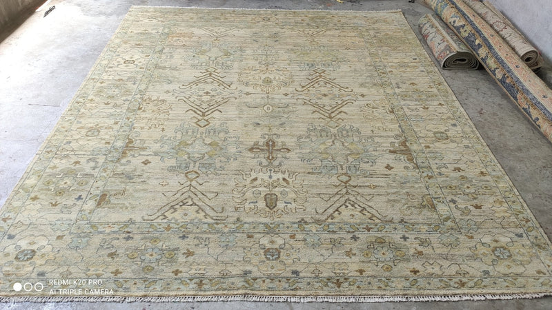 Rachelle Hand-Knotted 8.3x9.9 & 9.6x11.3 Oushak | Banana Manor Rug Company