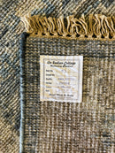 Raelynn 8.9x11.3 Medium Blue Hand-Knotted Oushak Rug | Banana Manor Rug Company