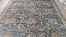 Raelynn 8.9x11.3 Medium Blue Hand-Knotted Oushak Rug | Banana Manor Rug Company