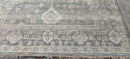 Rainey Richardson Silver and Grey Hand-Knotted Oushak Rug 6x9.3 | Banana Manor Rug Company