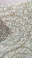 Ramona 2.6x9 Light Green Hand-Knotted Modern Runner | Banana Manor Rug Company