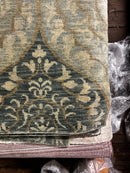 Ramona 2.6x9 Light Green Hand-Knotted Modern Runner | Banana Manor Rug Company