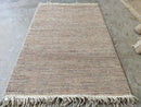 Ray Simpson 4.6x6.9 Multi-Colored Handwoven Durrie Rug | Banana Manor Rug Company