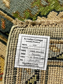 Rebecca De Mornay 6x9 Light Green and Ivory Hand-Knotted Oushak Rug | Banana Manor Rug Company