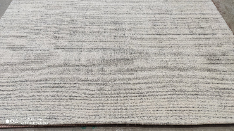 Reed Rothchild 5.3x7.6 Natural Beige Loop Cut Handwoven Durrie Rug | Banana Manor Rug Company