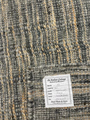 Robert Conrad 10X11.6 Natural Grey Mix Durrie | Banana Manor Rug Company