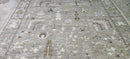 Robyn Menter Grey and Tan Hand-Knotted Oushak Rug 8x10 | Banana Manor Rug Company