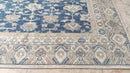 Romeo 9x12 Blue and Beige Hand-Knotted Oushak Rug | Banana Manor Rug Company