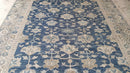 Romeo 9x12 Blue and Beige Hand-Knotted Oushak Rug | Banana Manor Rug Company