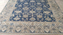 Romeo 9x12 Blue and Beige Hand-Knotted Oushak Rug | Banana Manor Rug Company