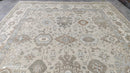 Roseanne 8.3x10 Beige and Ivory Hand-Knotted Oushak Rug | Banana Manor Rug Company