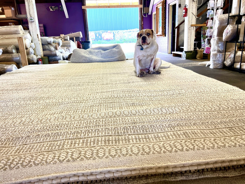 Rosie Perez 9x11.9 Design Wool & Jute Durrie Rug | Banana Manor Rug Company