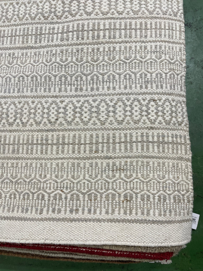 Rosie Perez 9x11.9 Design Wool & Jute Durrie Rug | Banana Manor Rug Company