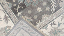 Ryder 10x14 Dark Grey and Ivory Hand-Knotted Oushak Rug | Banana Manor Rug Company