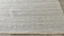 Sabriel 8x9.9 Silver and Grey Hand-Knotted Abstract Rug | Banana Manor Rug Company