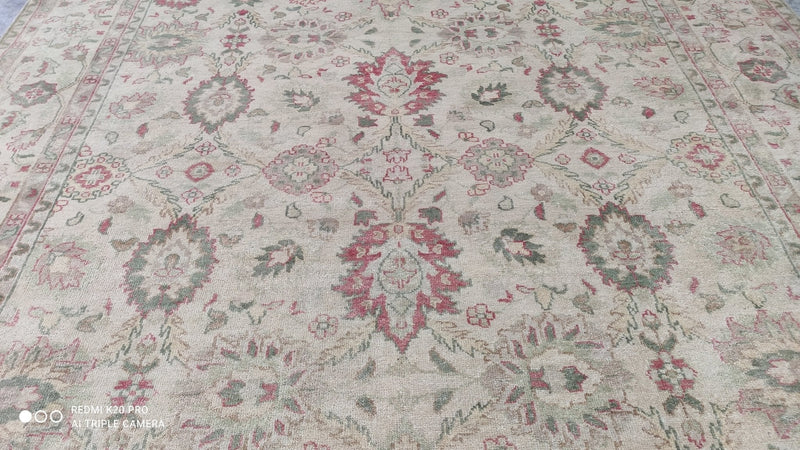 Sally Hand-Knotted 7.6x9.3 Oushak | Banana Manor Rug Company